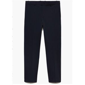 MANGO Men’s Dark Navy Slim-Fit Stretch Pants Size 30